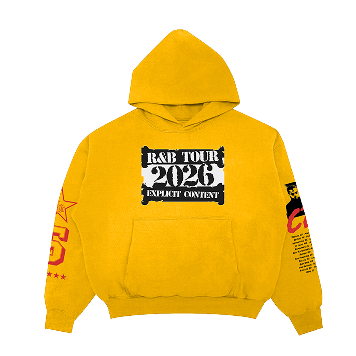 Chris Brown R&B Tour Pullover Hoodie