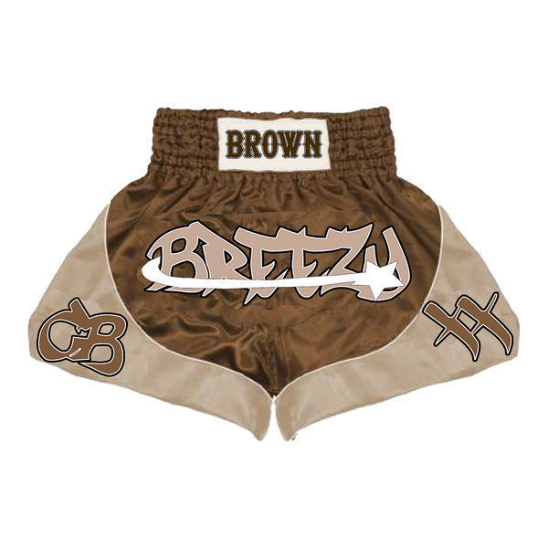 Breezy XX Muay Thai Shorts - Brown – Chris Brown