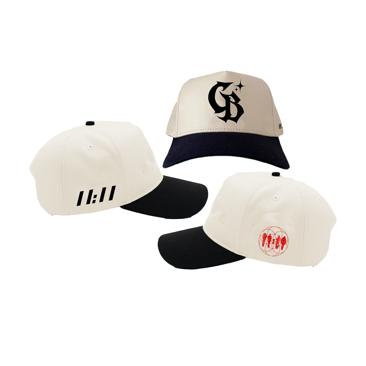 11:11 Hat - White/Black