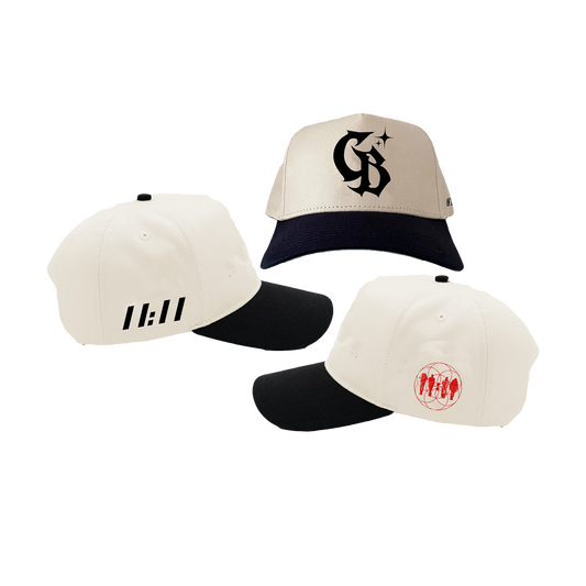 11:11 Hat - White/Black